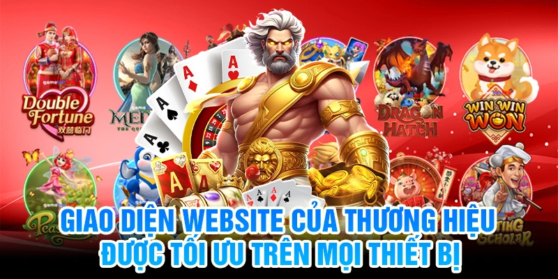 Giao diện website của thương hiệu được tối ưu trên mọi thiết bị