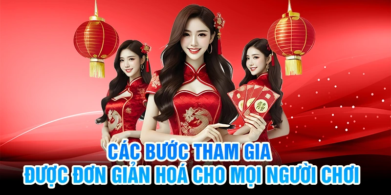 Các bước tham gia được đơn giản hoá cho mọi người chơi